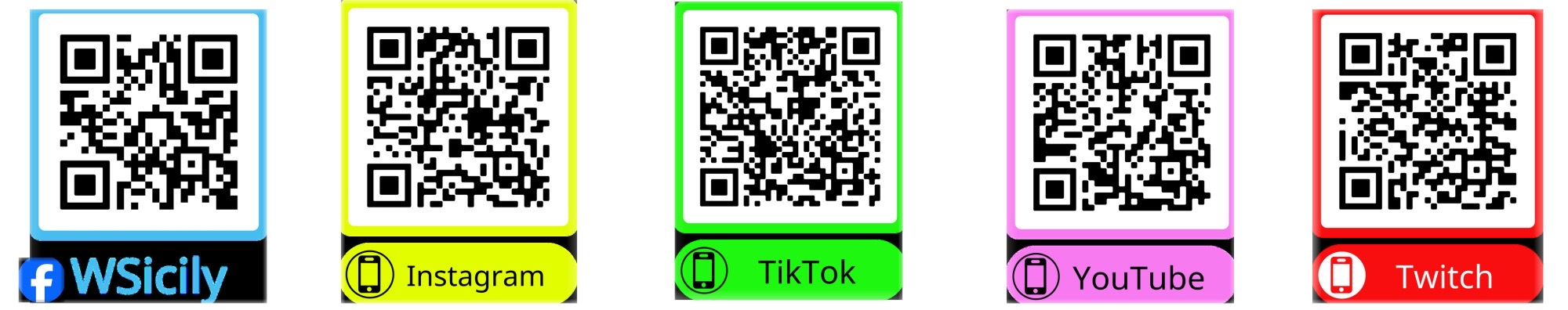 QR social WSicily